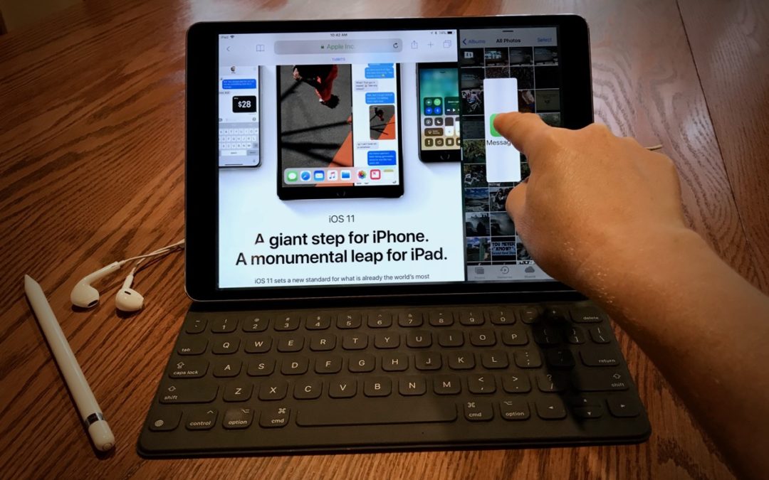 Multitasking in iOS 11 on an iPad